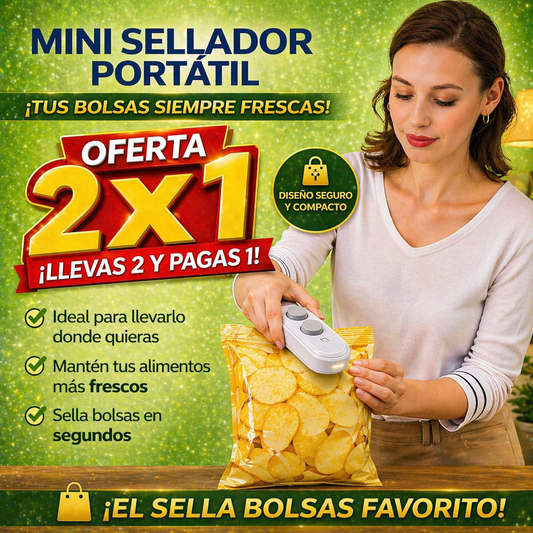 Mini sellador portátil 2X1